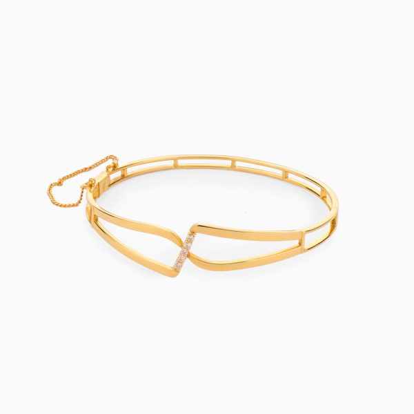 Tiesh 22kt Designer Bangle with Clasp